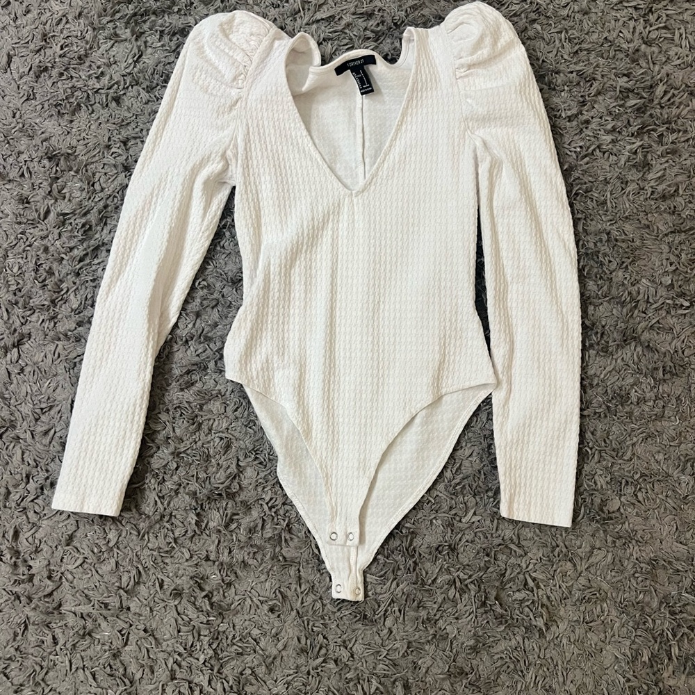 Forever 21 white body suit